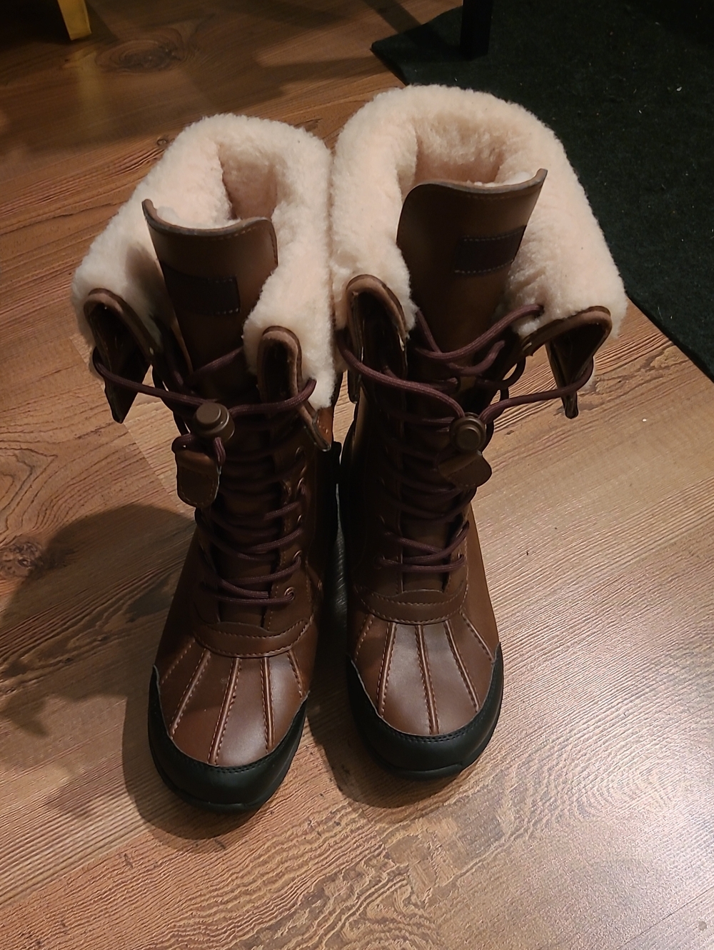 UGG Women's Insulated Winter Boots with Shearling Collar